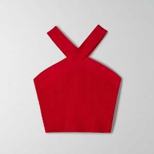 Babaton Sculpt Knit Criss Cross Tank